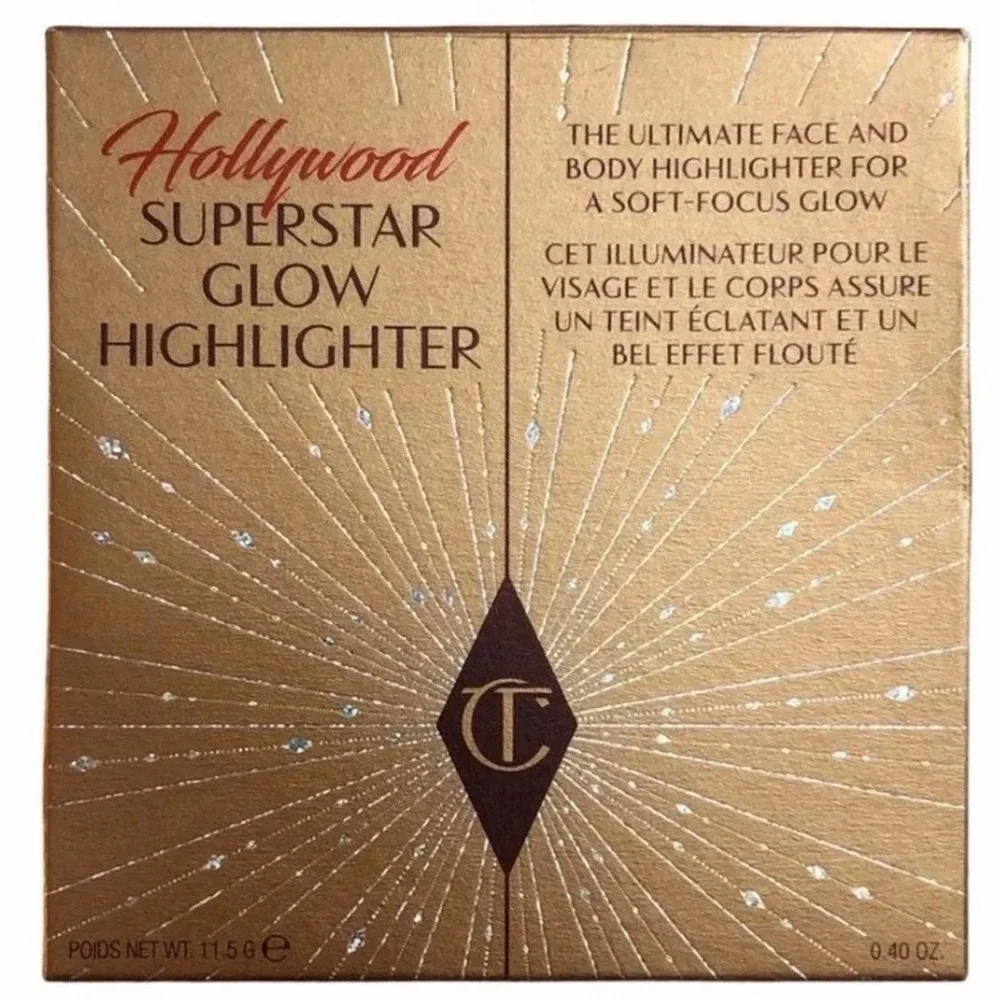 NIB Charlotte Tilbury Limited Edition Hollywood Superstar Glow Highlighter - Picture 11 of 12